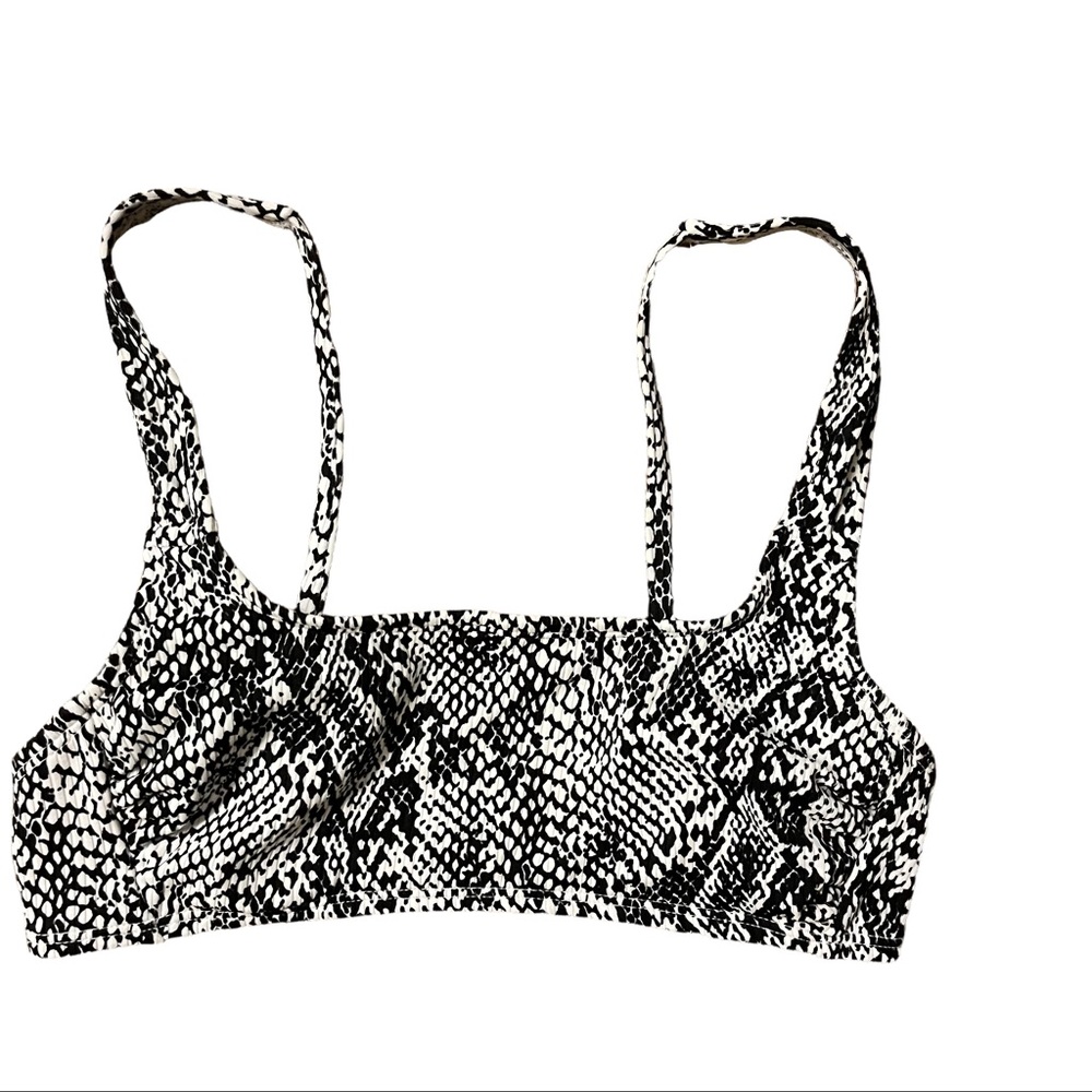 Snake Skin Bathing Suit Top